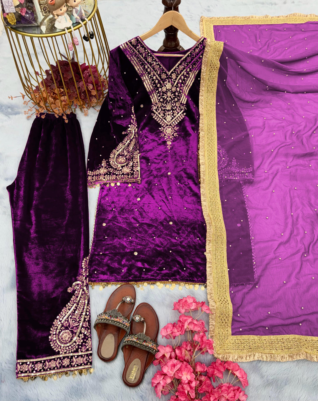 Extra Glitz Of Party- Designer Suit Set
