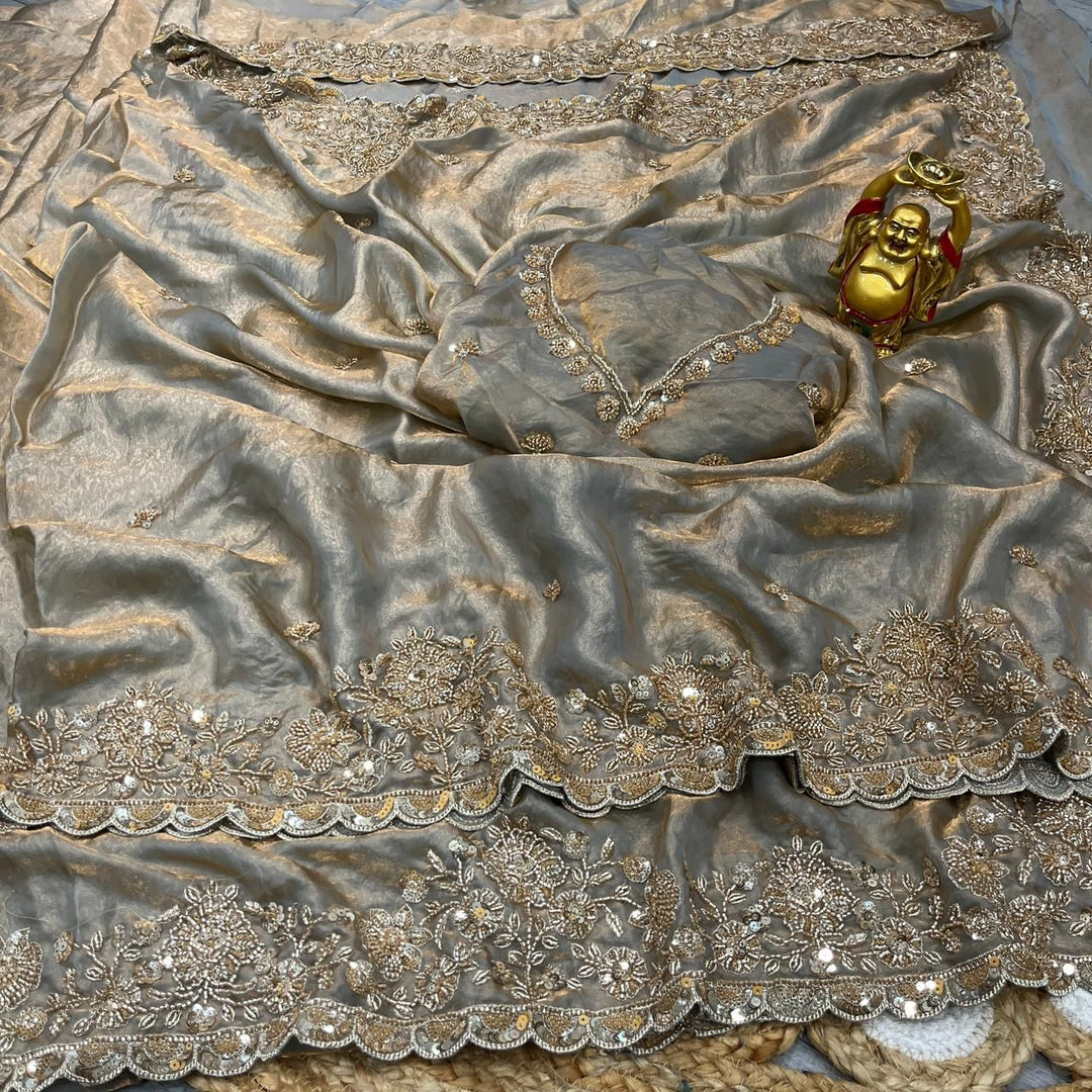 FeatherLoom Fancy Silk Saree