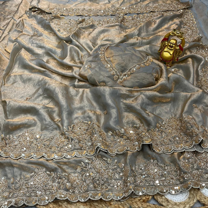 FeatherLoom Fancy Silk Saree