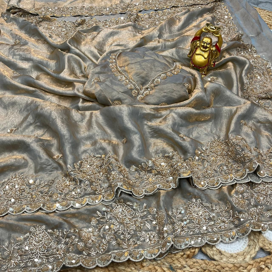 FeatherLoom Fancy Silk Saree