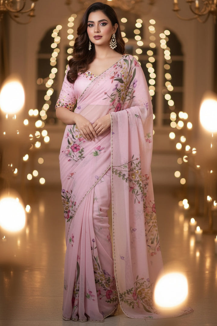 Luminous Craft Tabby Silk Saree