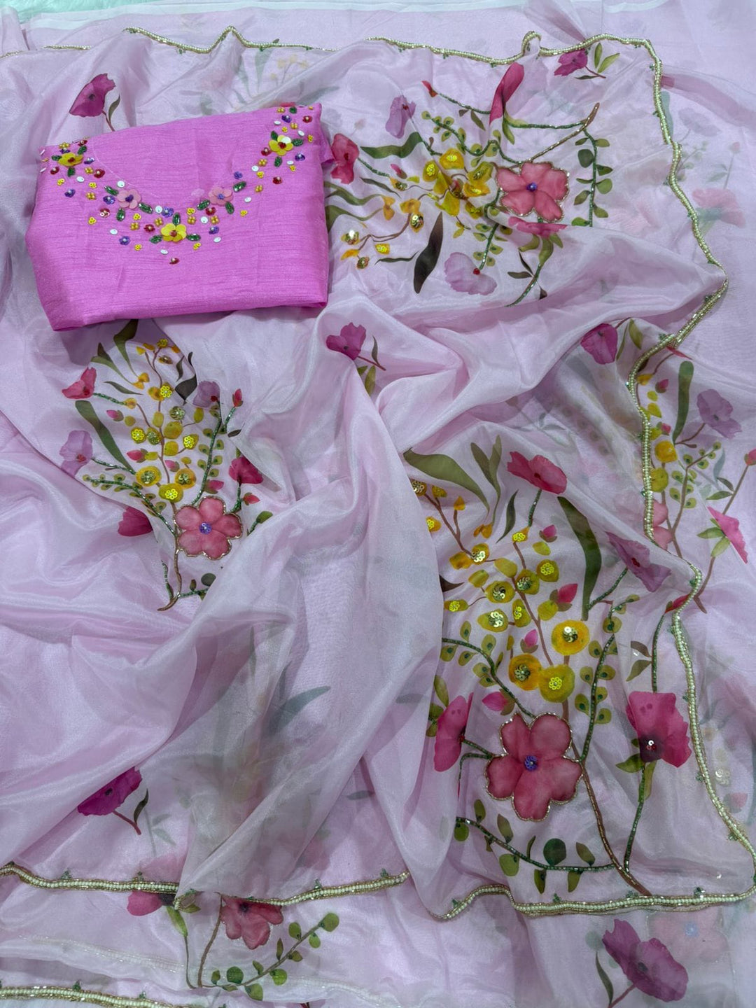 Luminous Craft Tabby Silk Saree