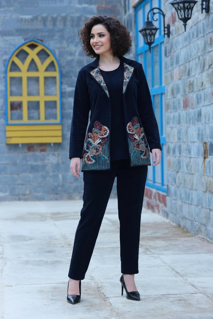 The Bird’s Call Velvet Coord Set