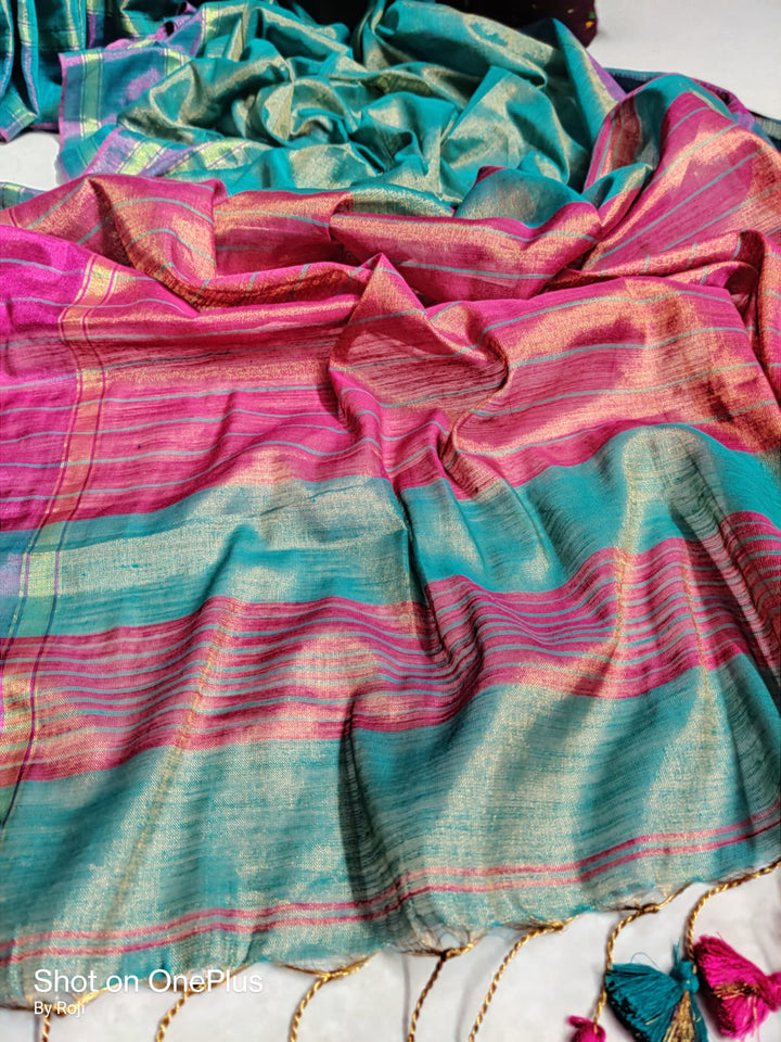 RongUraan Tissue Silk Saree