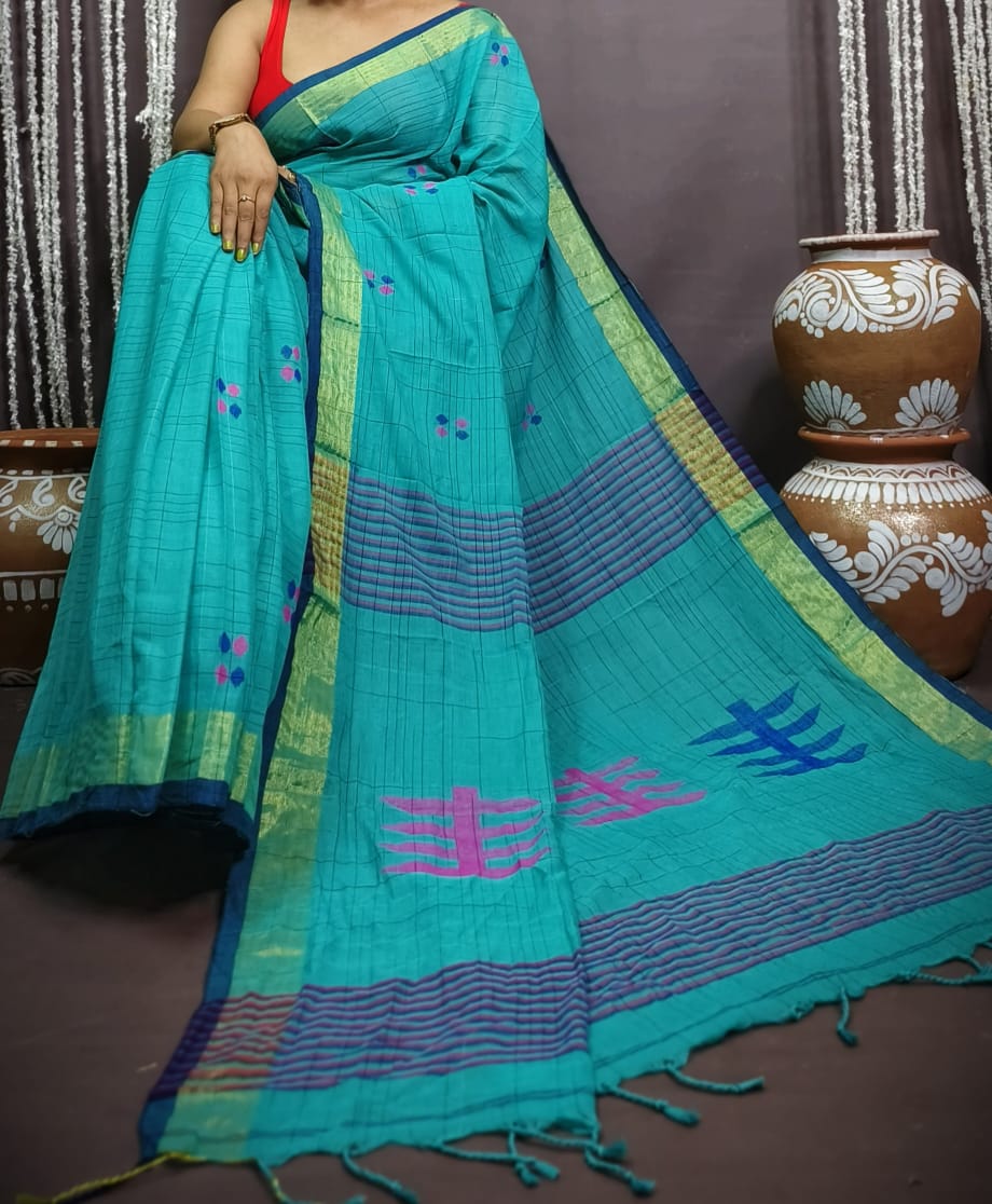 Queen of Wings Khadi Cotton Saree