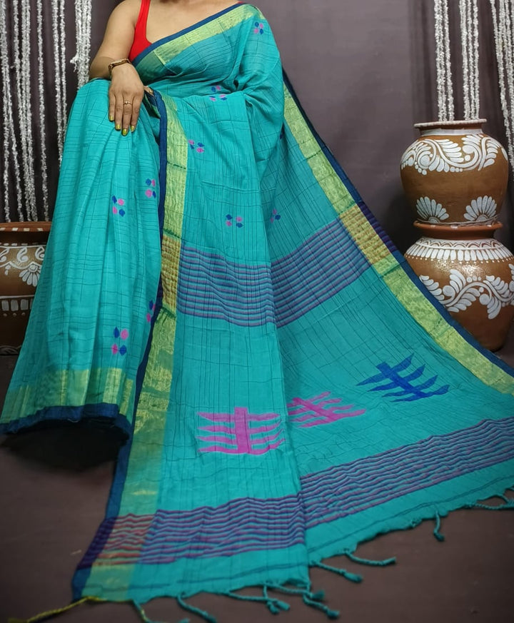 Queen of Wings Khadi Cotton Saree