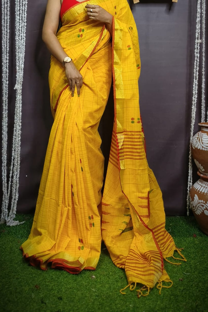 Queen of Wings Khadi Cotton Saree