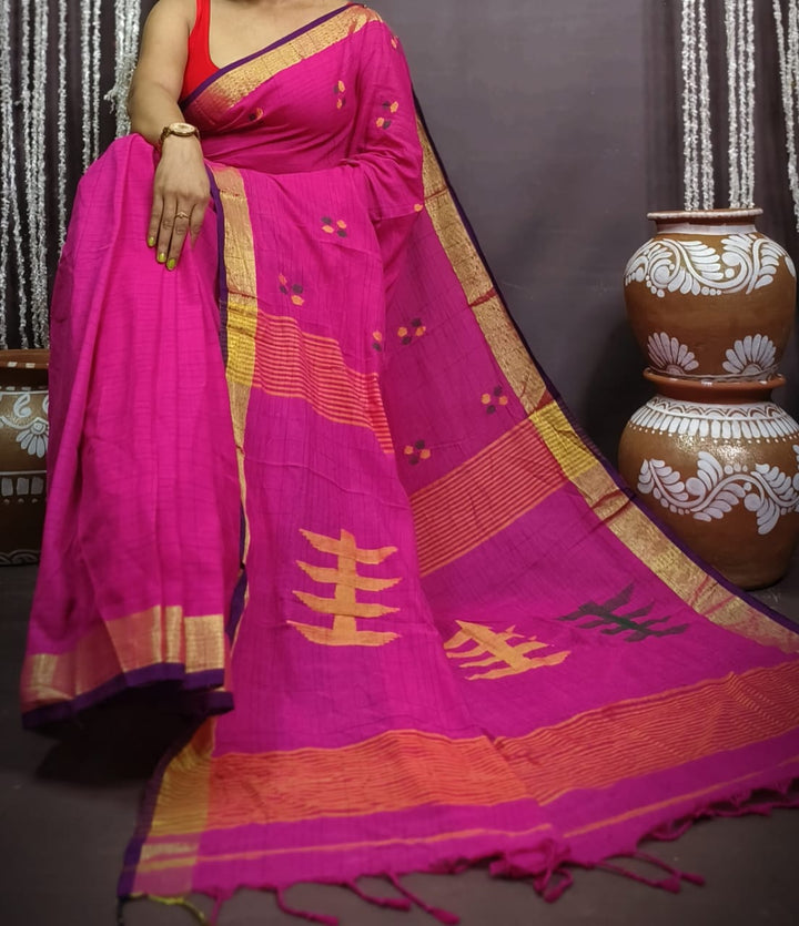 Queen of Wings Khadi Cotton Saree