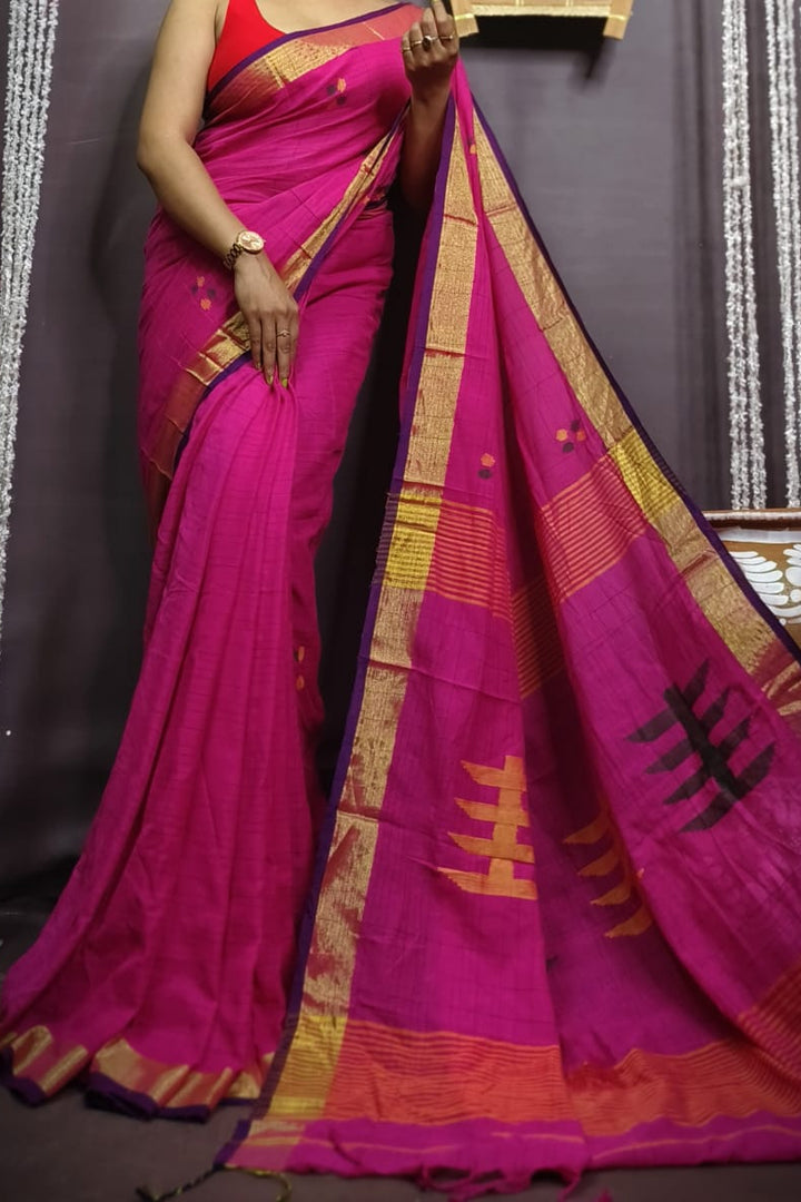 Queen of Wings Khadi Cotton Saree