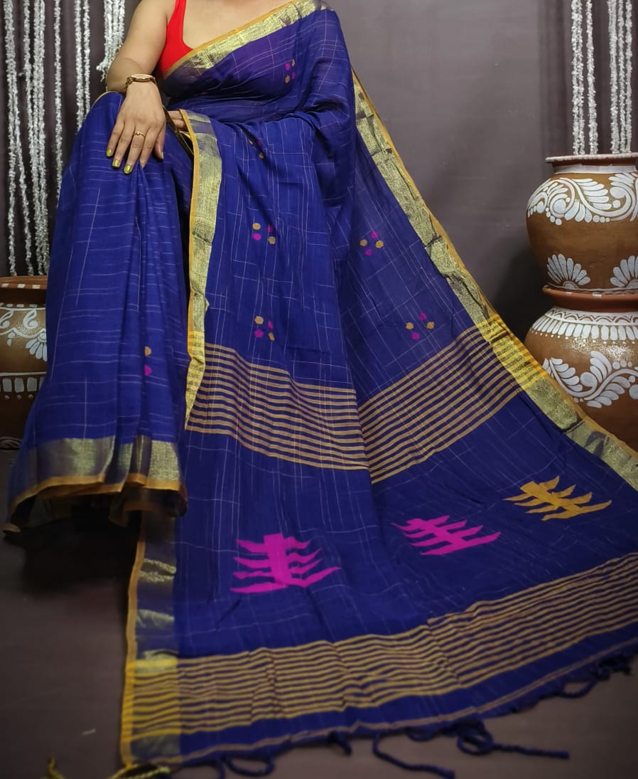 Queen of Wings Khadi Cotton Saree