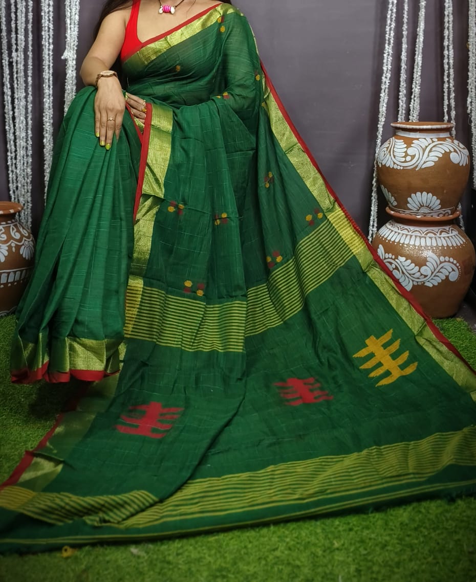 Queen of Wings Khadi Cotton Saree