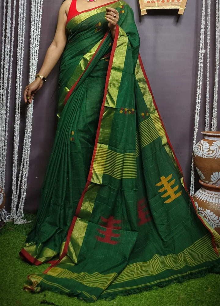 Queen of Wings Khadi Cotton Saree