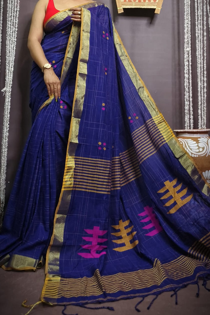 Queen of Wings Khadi Cotton Saree
