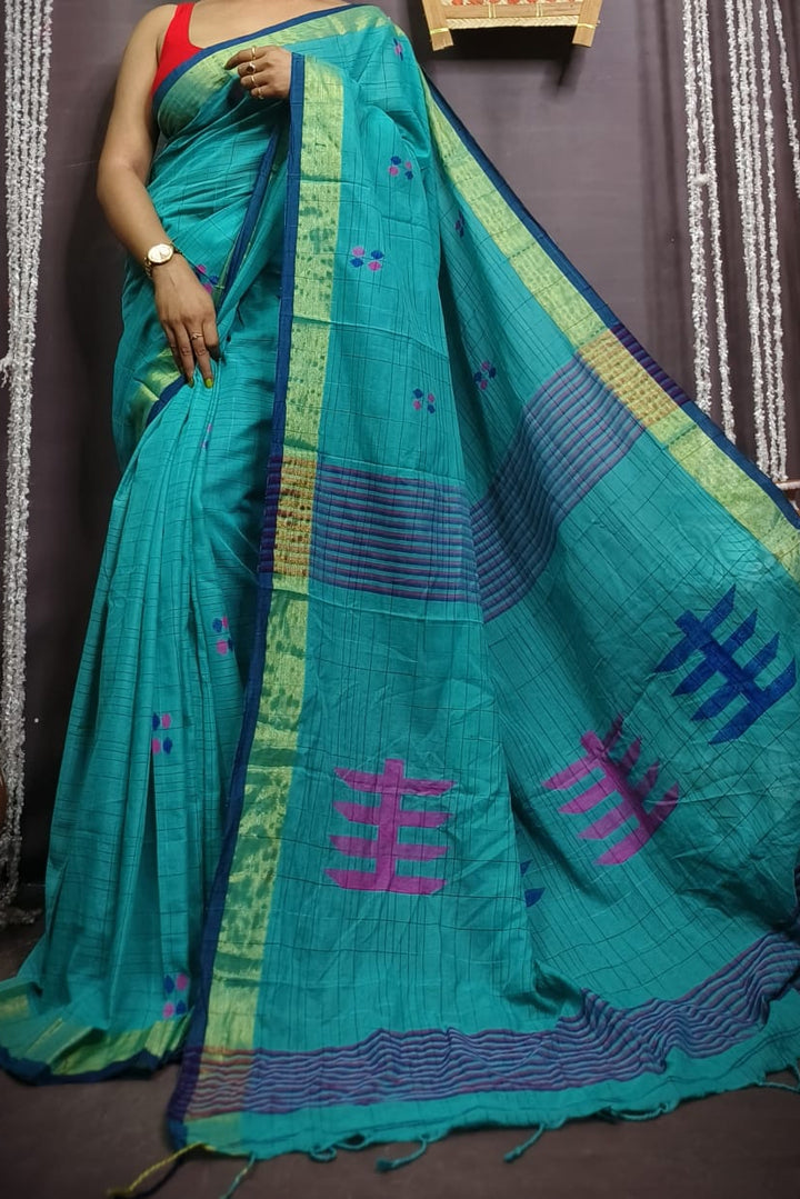 Queen of Wings Khadi Cotton Saree