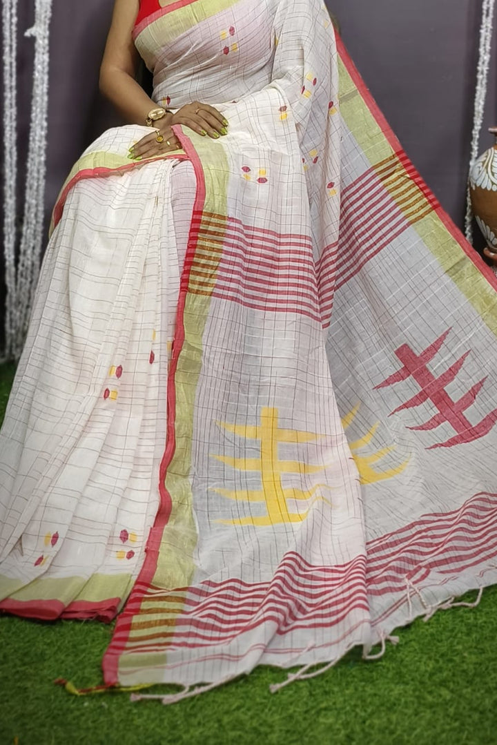 Queen of Wings Khadi Cotton Saree