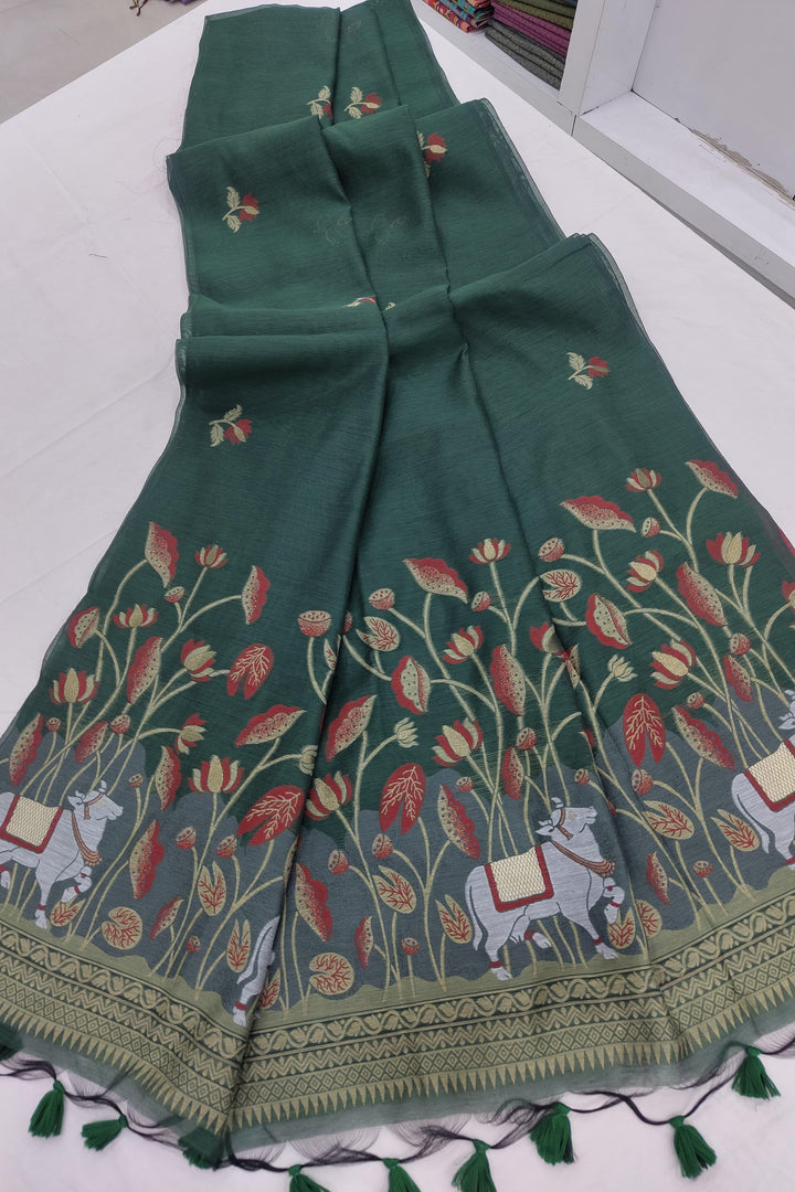 Beauty In Smile Muga Cotton Saree