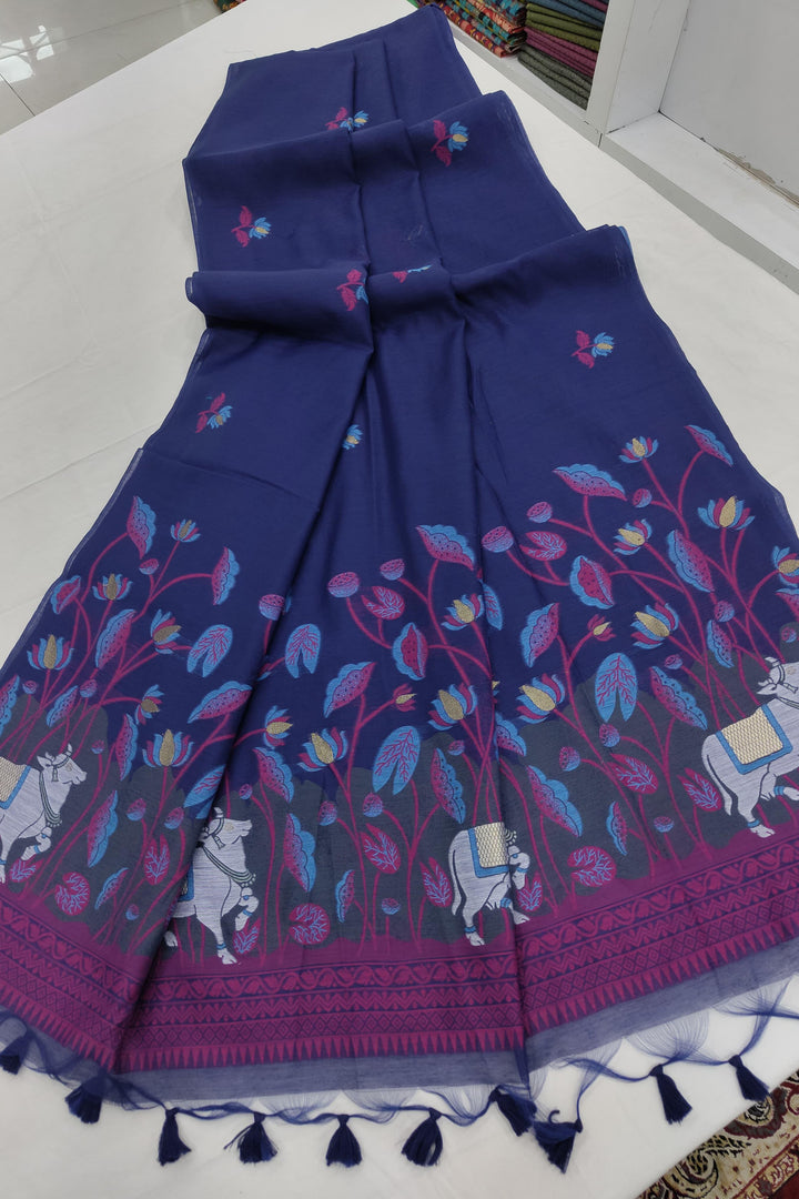 Beauty In Smile Muga Cotton Saree