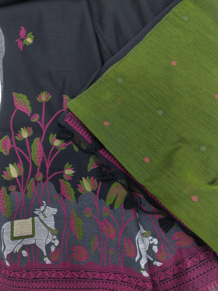 Beauty In Smile Muga Cotton Saree