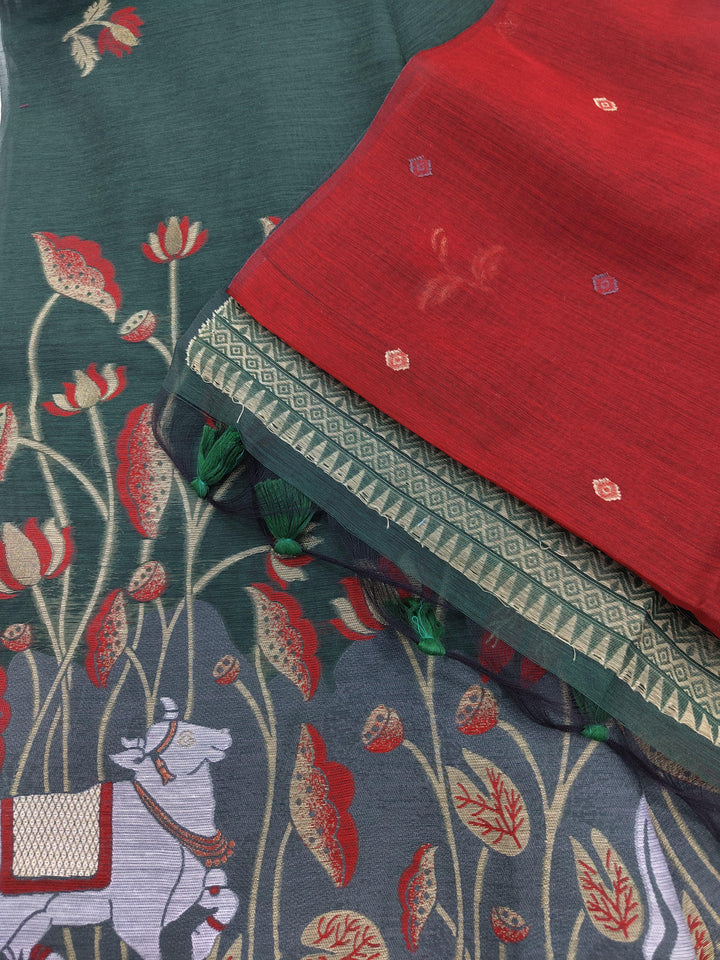 Beauty In Smile Muga Cotton Saree