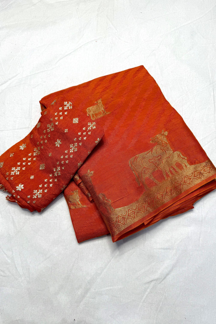 Smiles In Spring Viscose Khaddi Silk