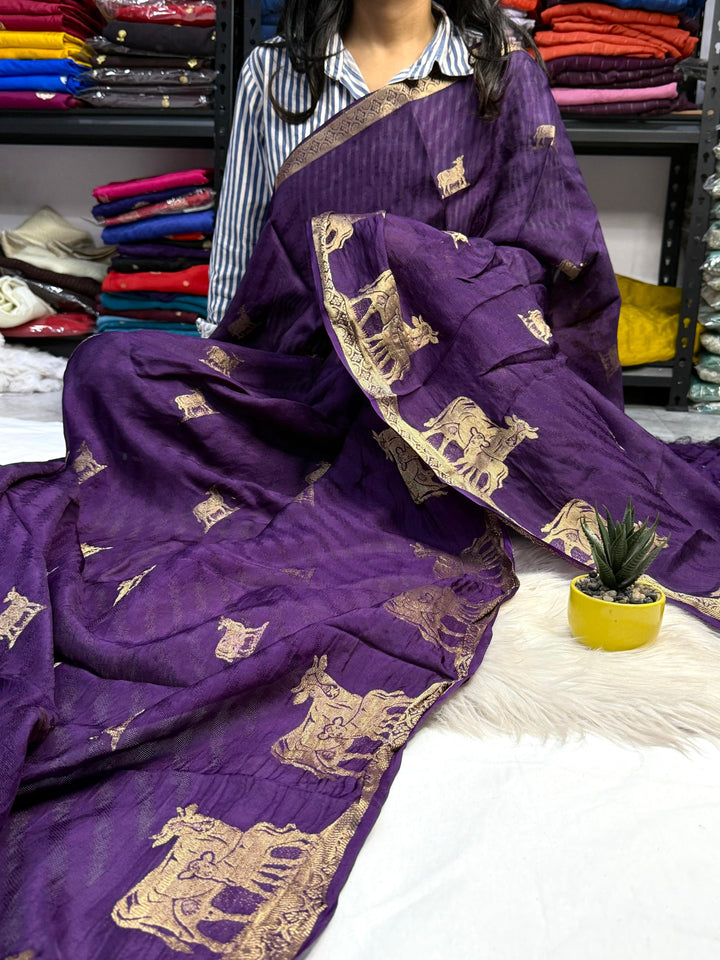 Smiles In Spring Viscose Khaddi Silk