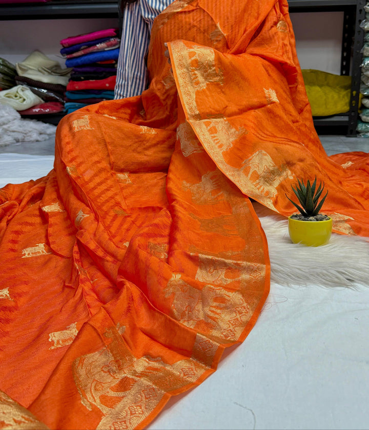 Smiles In Spring Viscose Khaddi Silk