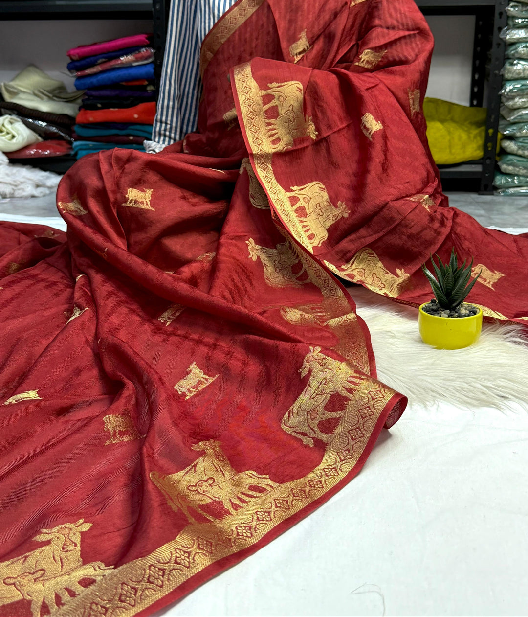 Smiles In Spring Viscose Khaddi Silk