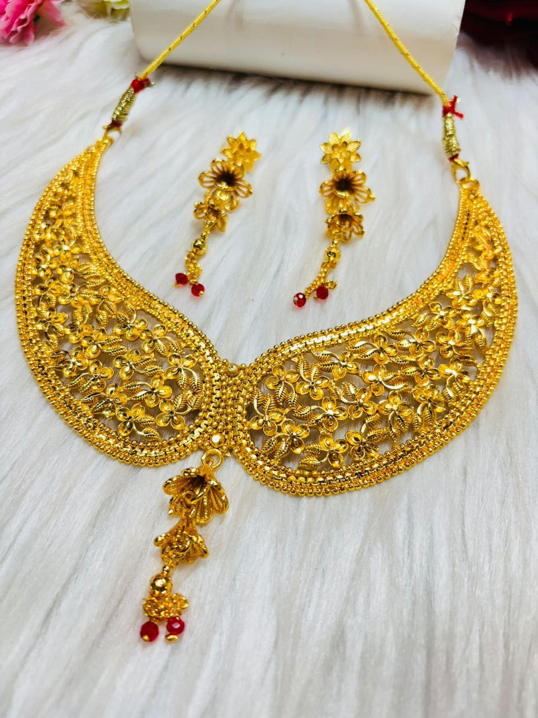 Divine Heritage - Gold Plated Necklace Set