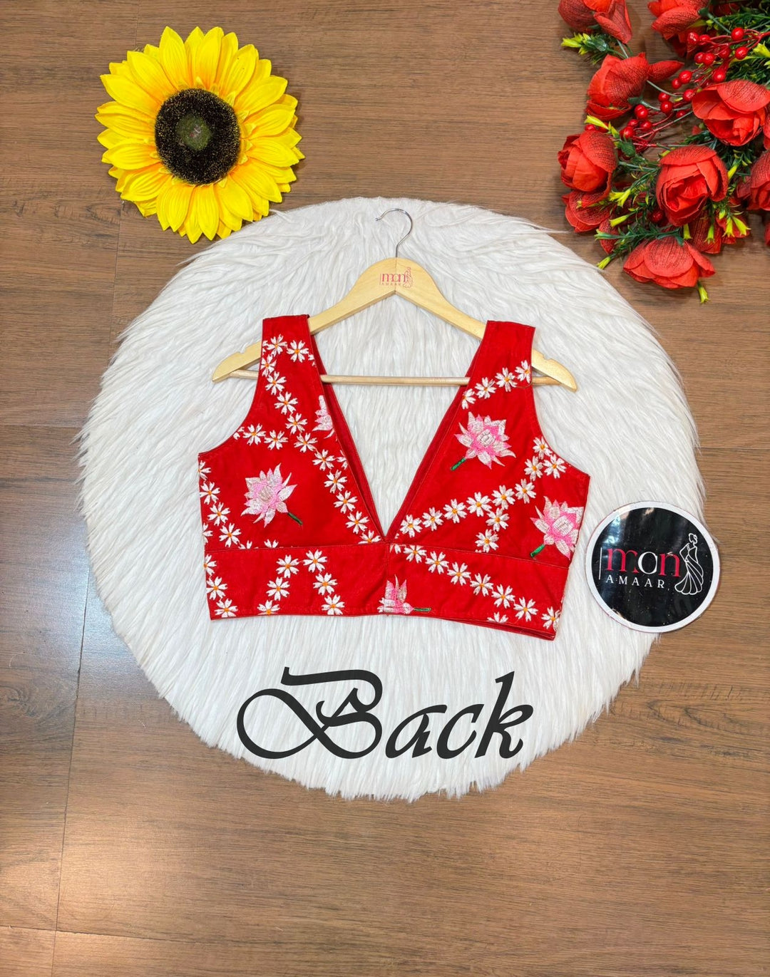 Lotus Organza -Designer Blouse