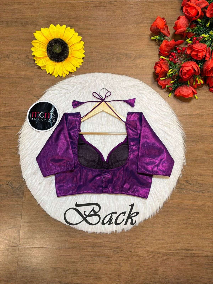 Twilight Orchid - Tissue Designer  Blouse