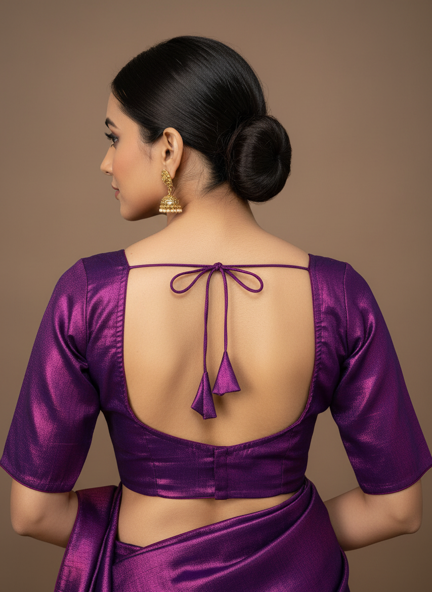 Twilight Orchid - Tissue Designer  Blouse