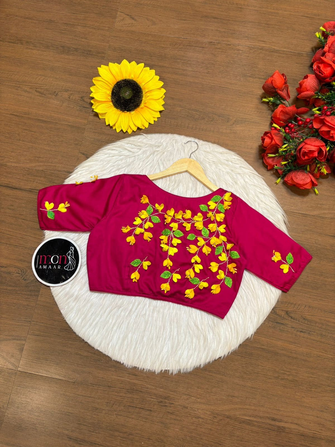 Petal Symphony - Designer 3D Blouse