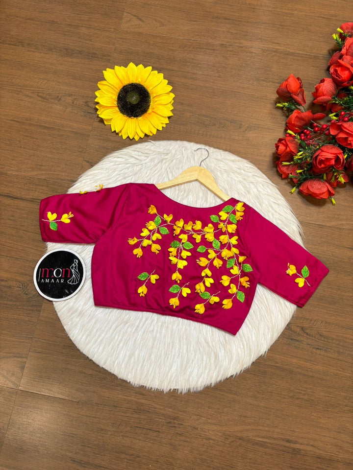 Petal Symphony - Designer 3D Blouse