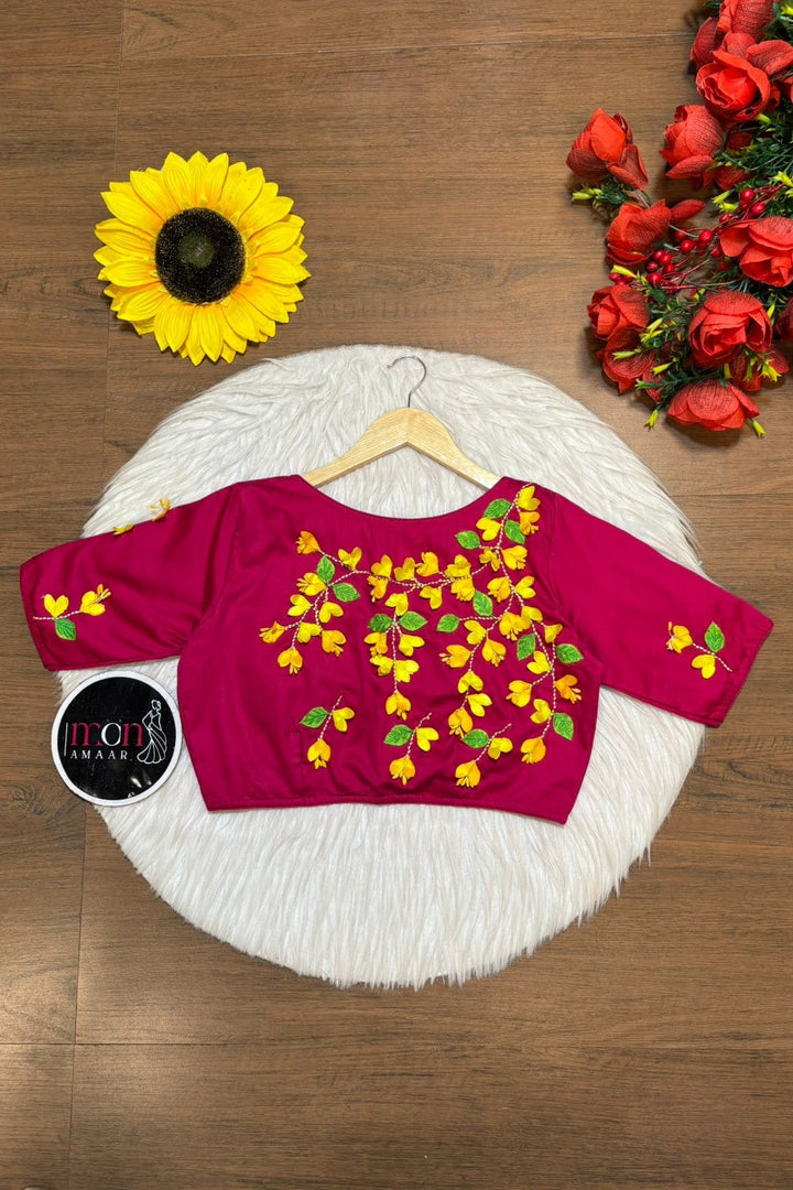 Petal Symphony - Designer 3D Blouse