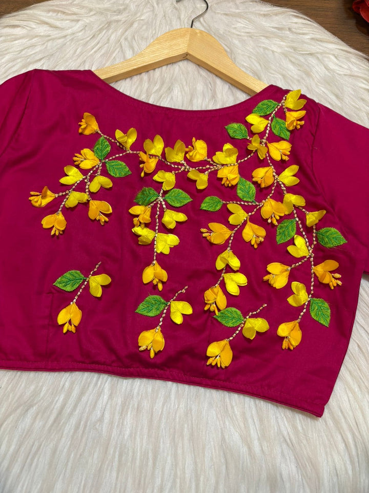 Petal Symphony - Designer 3D Blouse