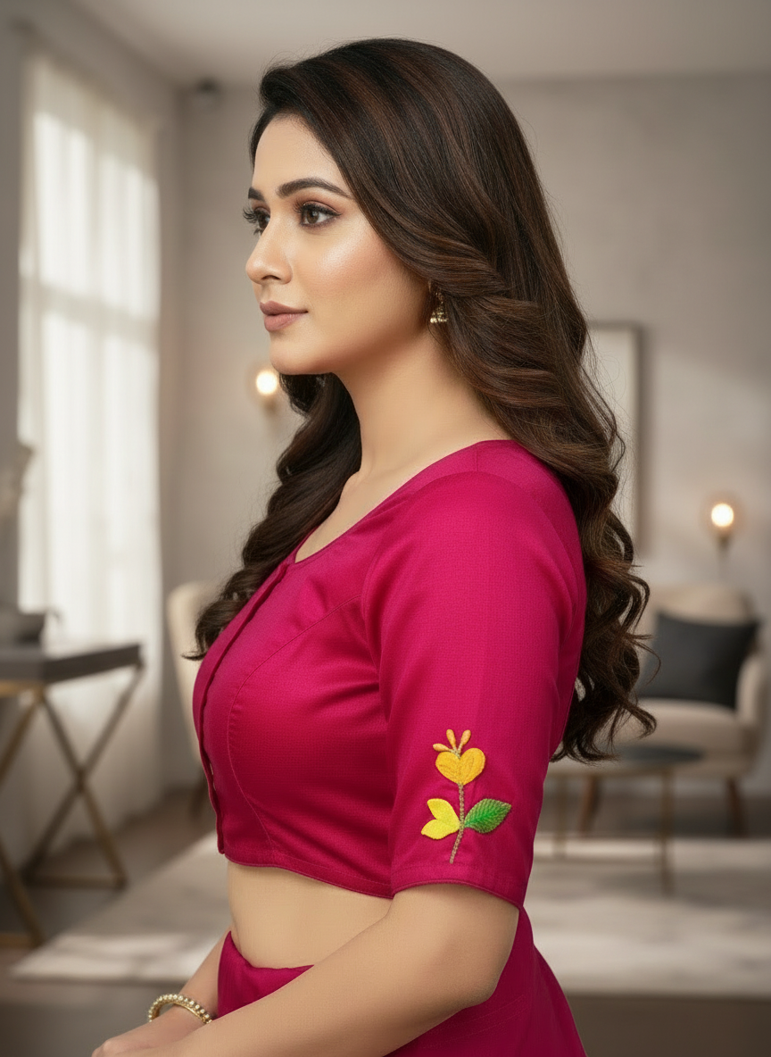 Petal Symphony - Designer 3D Blouse