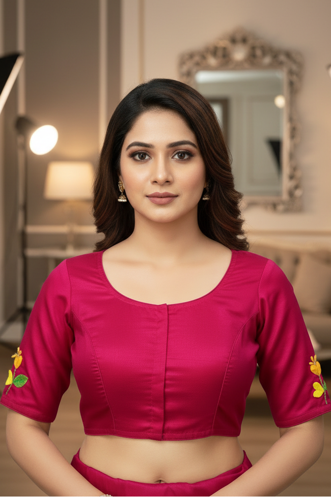 Petal Symphony - Designer 3D Blouse