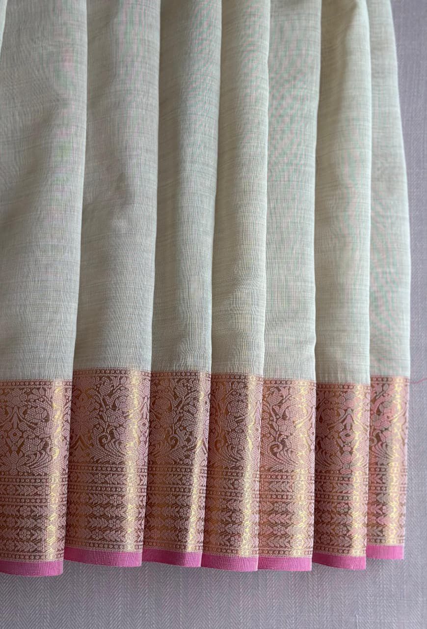 BloomKriti Fancy Cotton Saree