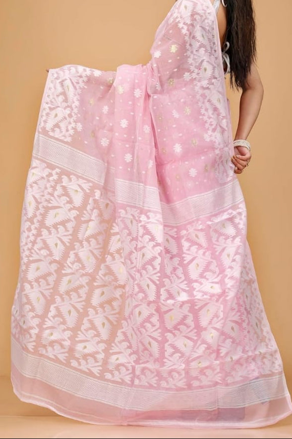 SurTara Dhakai Jamdani Saree