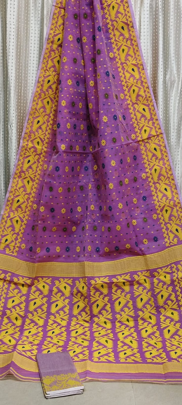 SurTara Dhakai Jamdani Saree