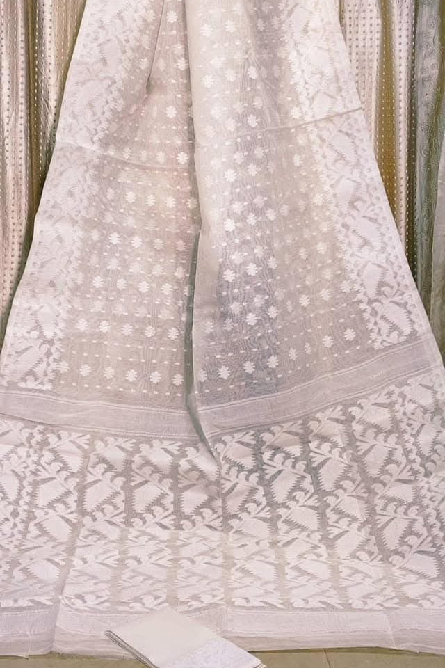 SurTara Dhakai Jamdani Saree