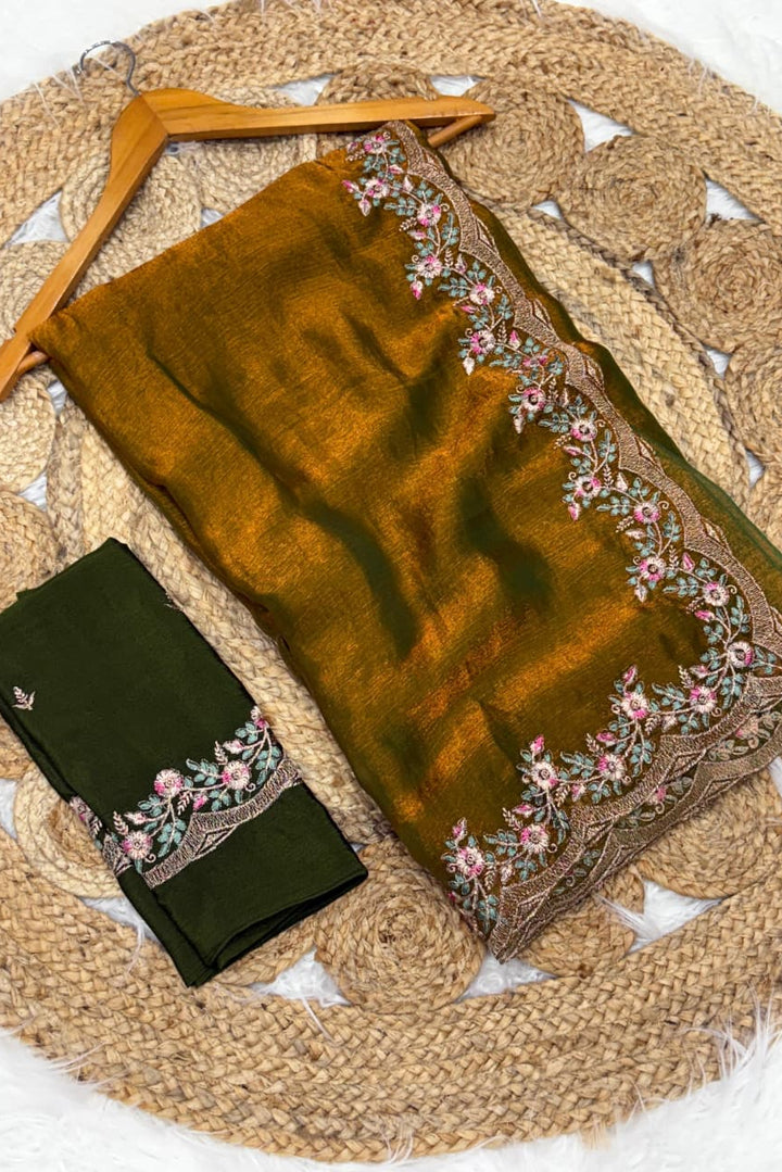 Melting Charm Fancy Chiffon Silk Saree