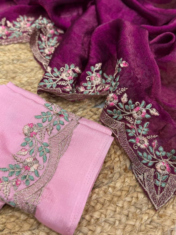 Melting Charm Fancy Chiffon Silk Saree