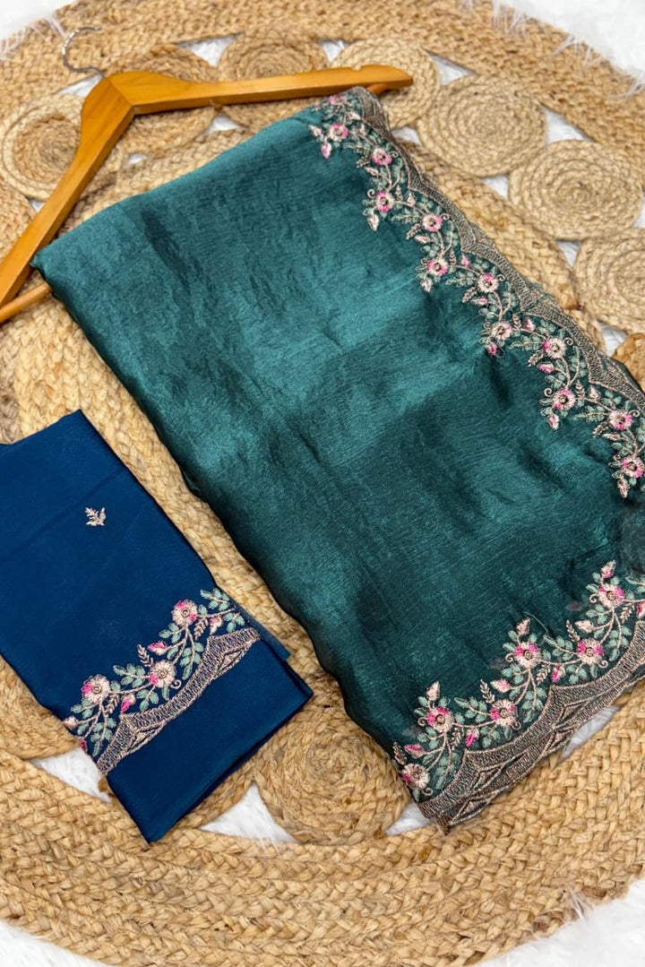 Melting Charm Fancy Chiffon Silk Saree