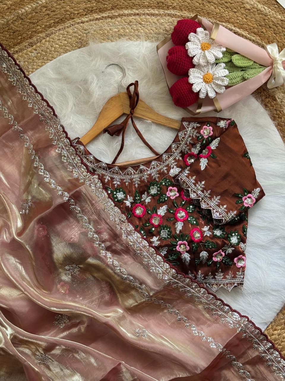 Sweet Silhouette Fancy Silk Saree