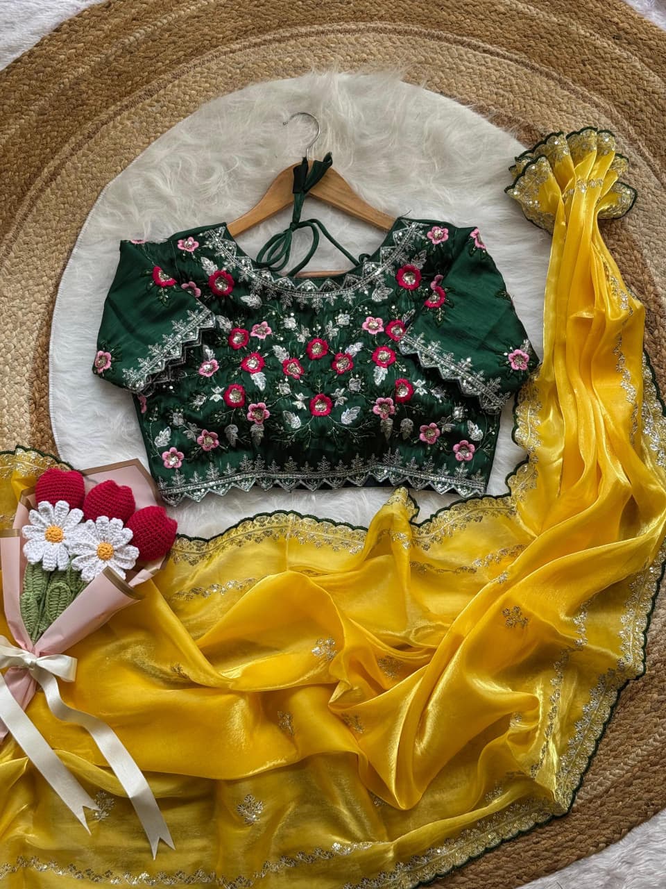 Sweet Silhouette Fancy Silk Saree