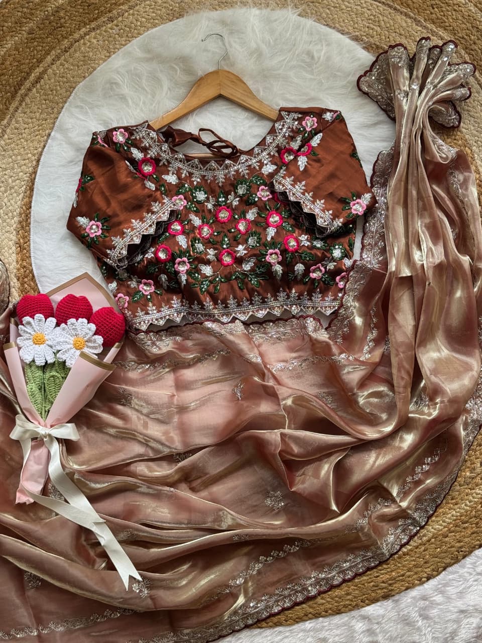 Sweet Silhouette Fancy Silk Saree