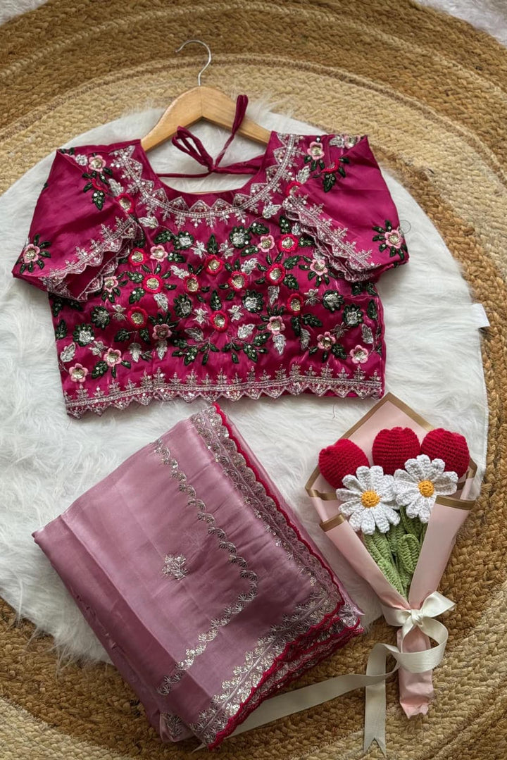 Sweet Silhouette Fancy Silk Saree