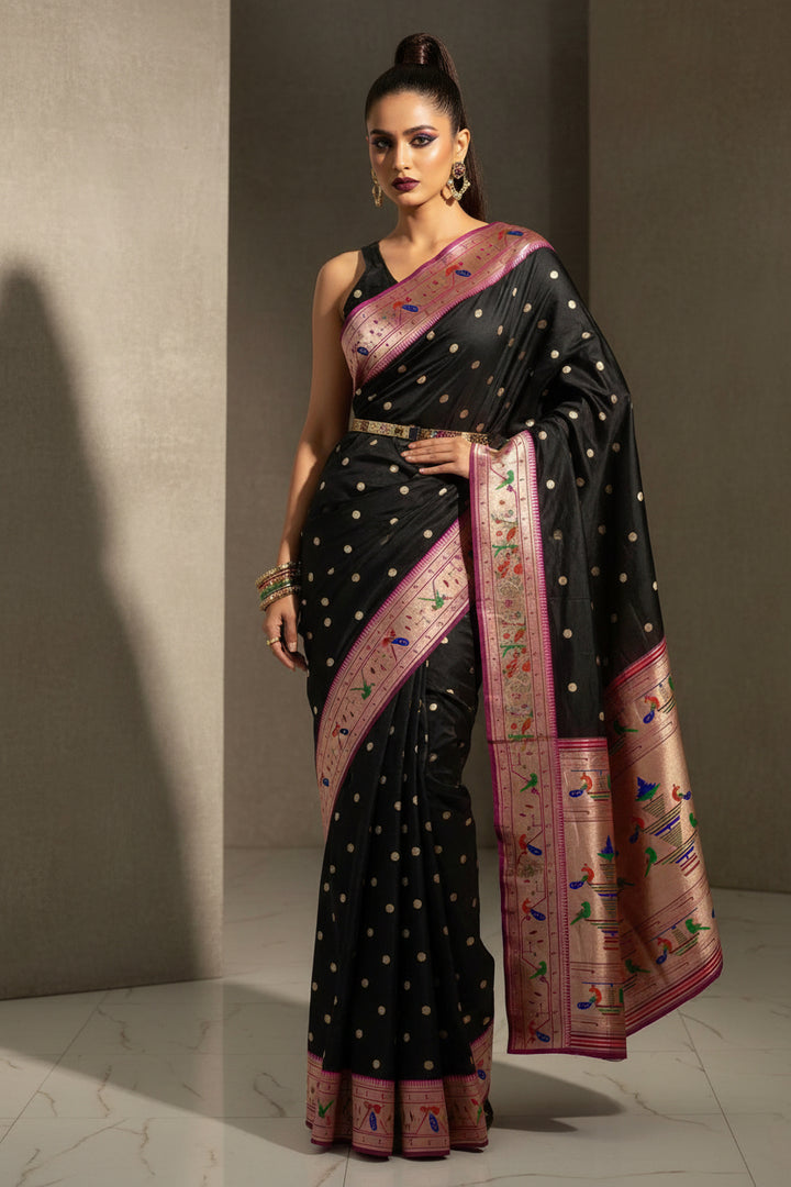 Silk Eclair Kanjivarum Paithani Silk Saree