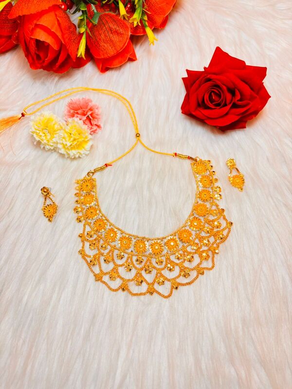 Kiyora - Gold Plated Necklace Set